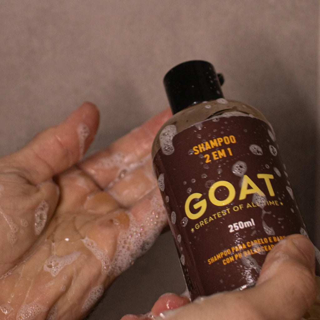 Shampoo 2 em 1 GOAT - Cabelo e Barba 250ml