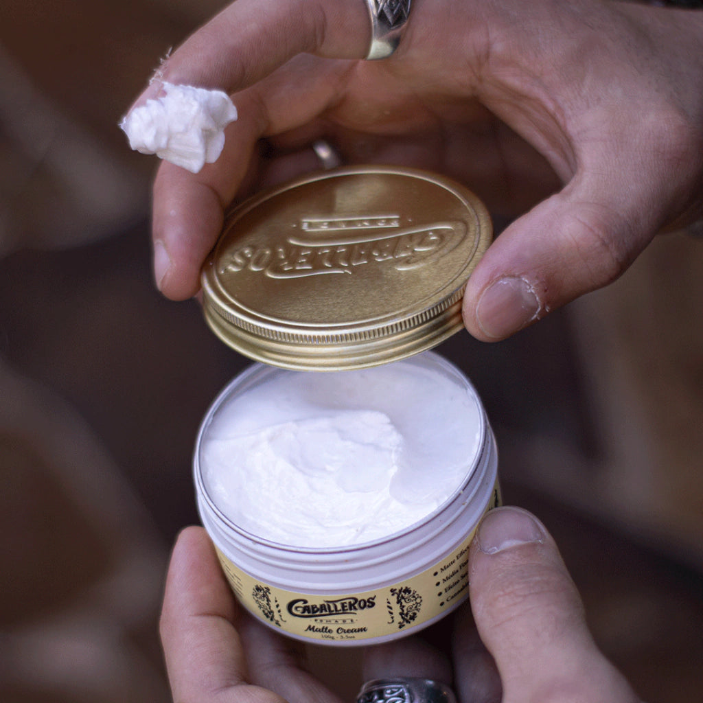 Cera Matte Cream Caballeros - Efeito Seco - Fixação Moderada 50g