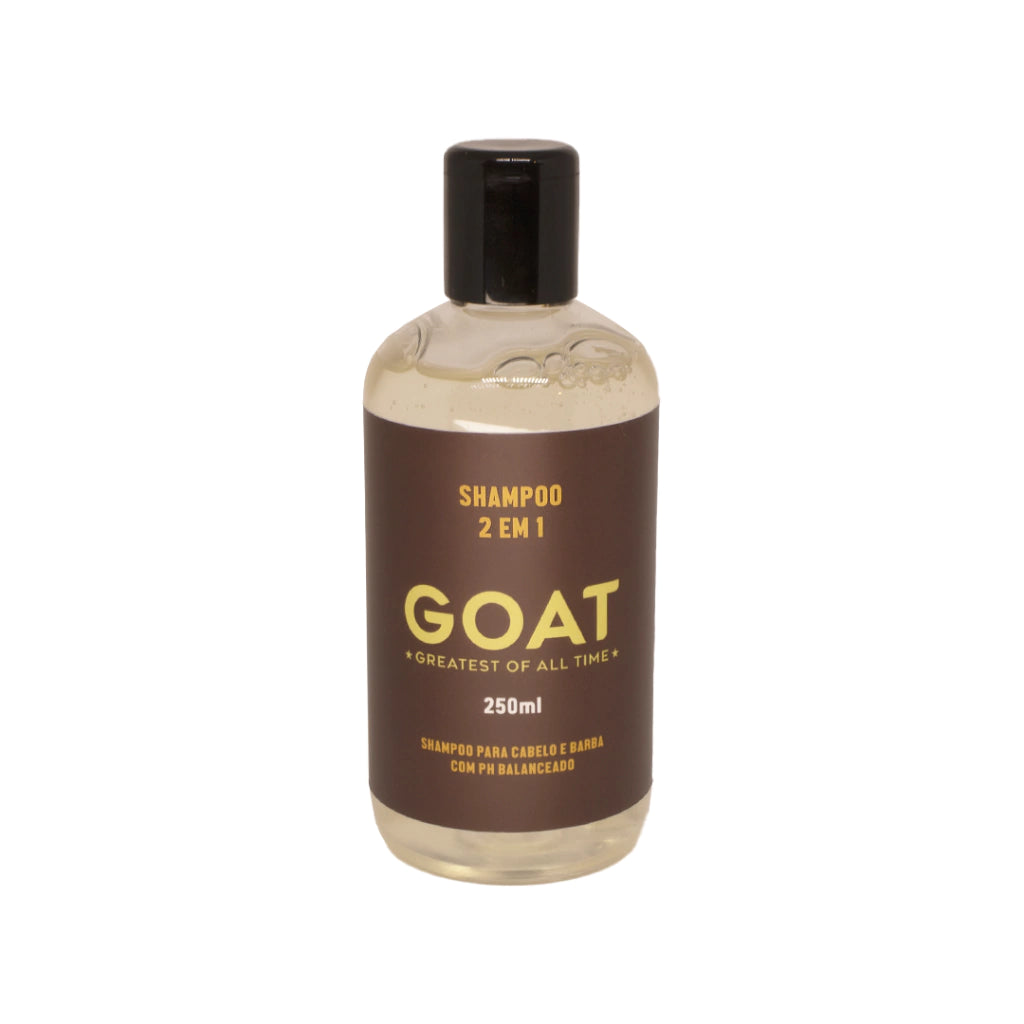Shampoo 2 em 1 GOAT - Cabelo e Barba 250ml