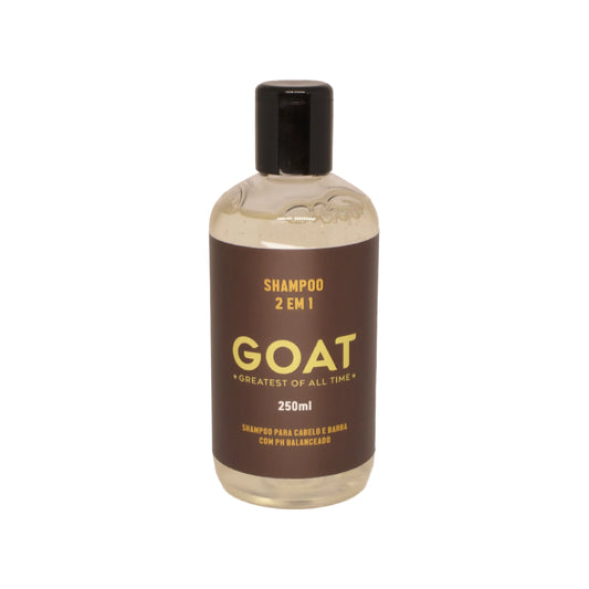 Shampoo 2 em 1 GOAT - Cabelo e Barba 250ml