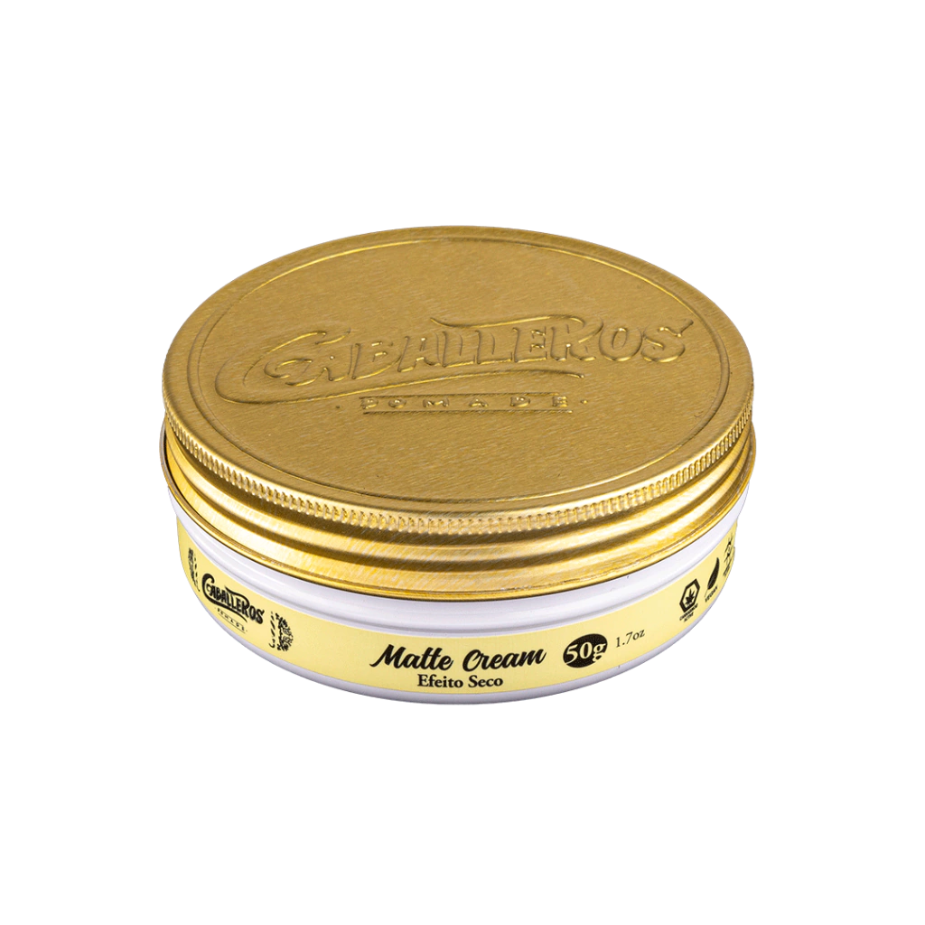 Cera Matte Cream Caballeros - Efeito Seco - Fixação Moderada 50g