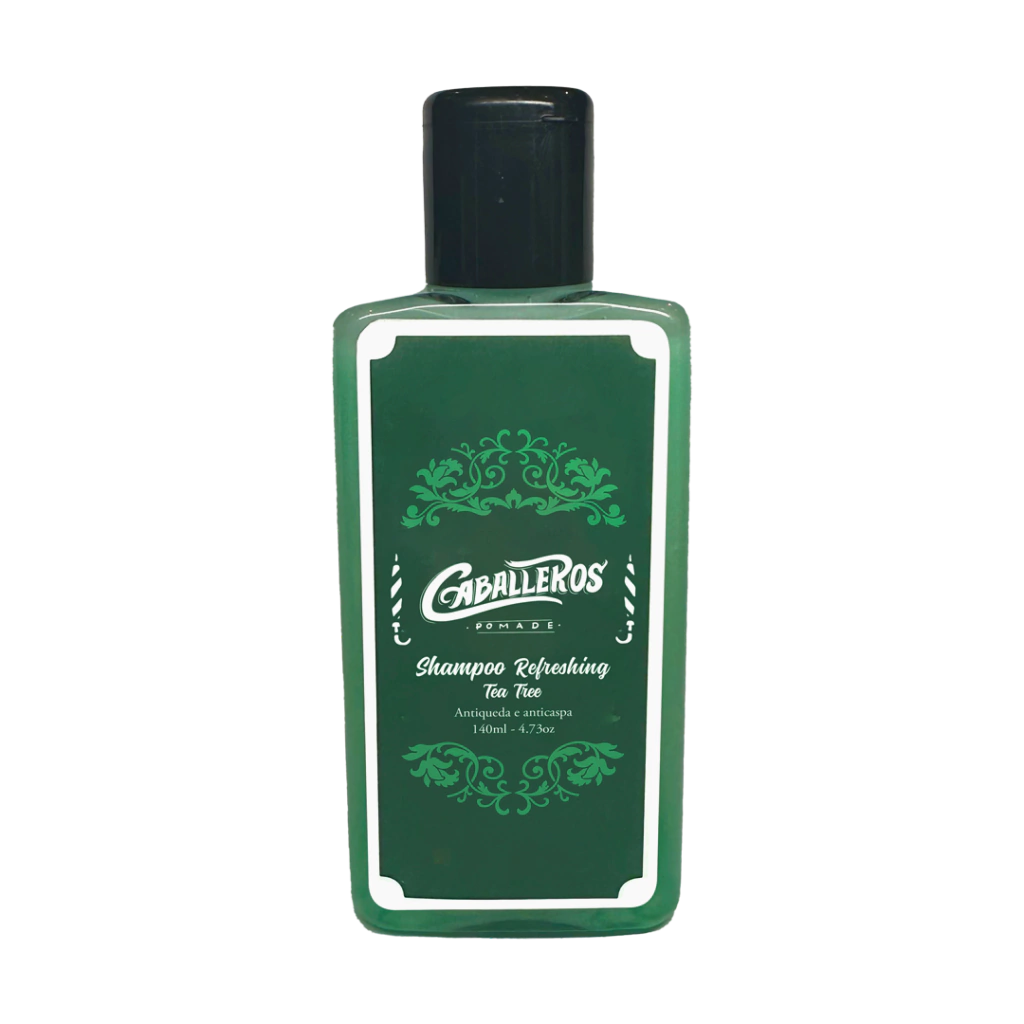 Shampoo Refreshing Tea Tree Caballeros - Antiqueda e Anticaspa