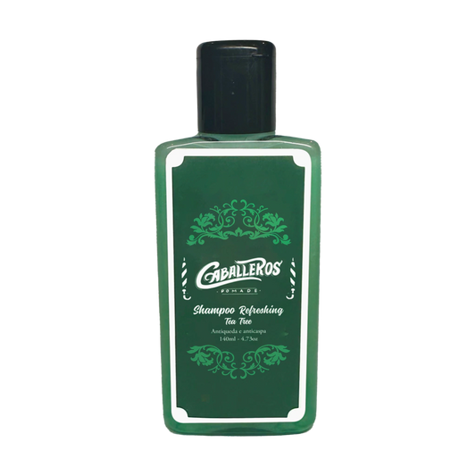 Shampoo Refreshing Tea Tree Caballeros - Antiqueda e Anticaspa